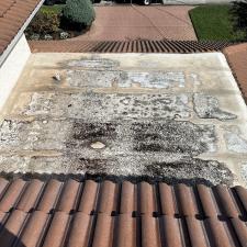 Perfect-two-story-home-roof-soft-wash-cleaning-in-port-Salerno-Stuart-Florida 2